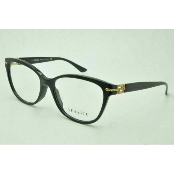 Versace Accessories - Versace 3205B A Eyeglasses GB1 Polished Black 54mm